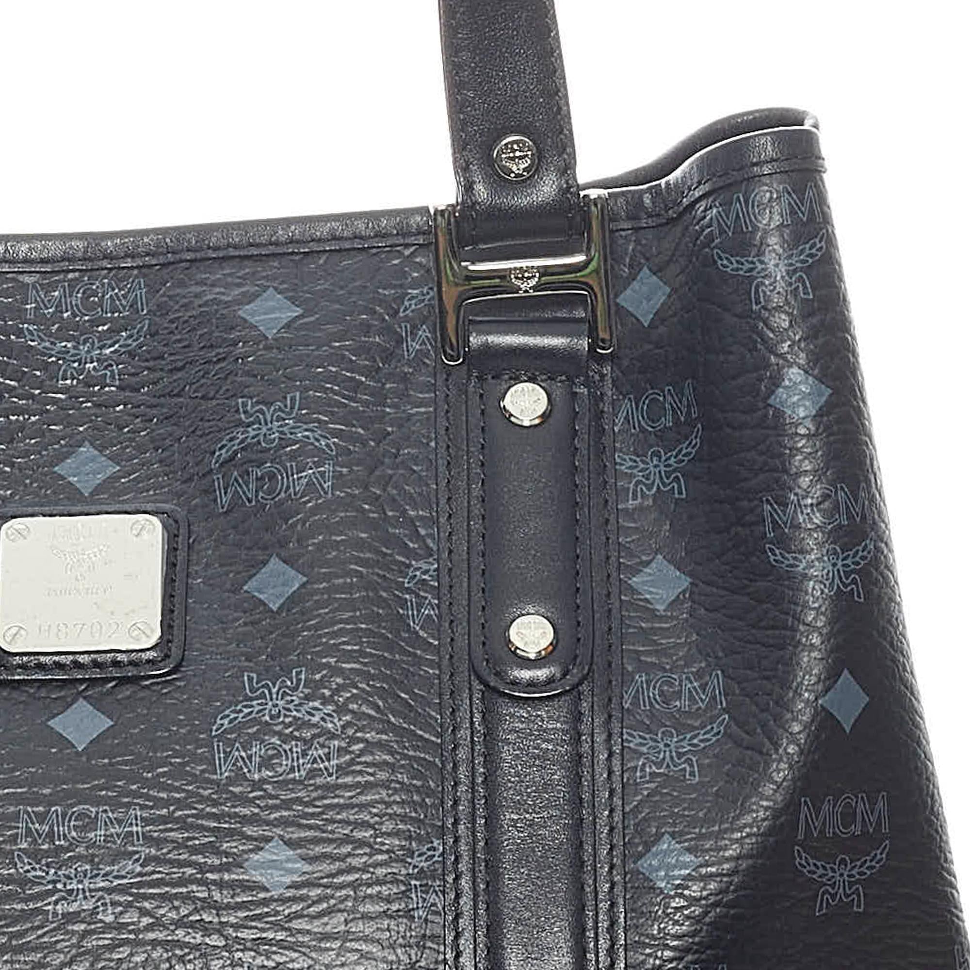 MCM Visetos Leather Tote Bag (SHG-33353)