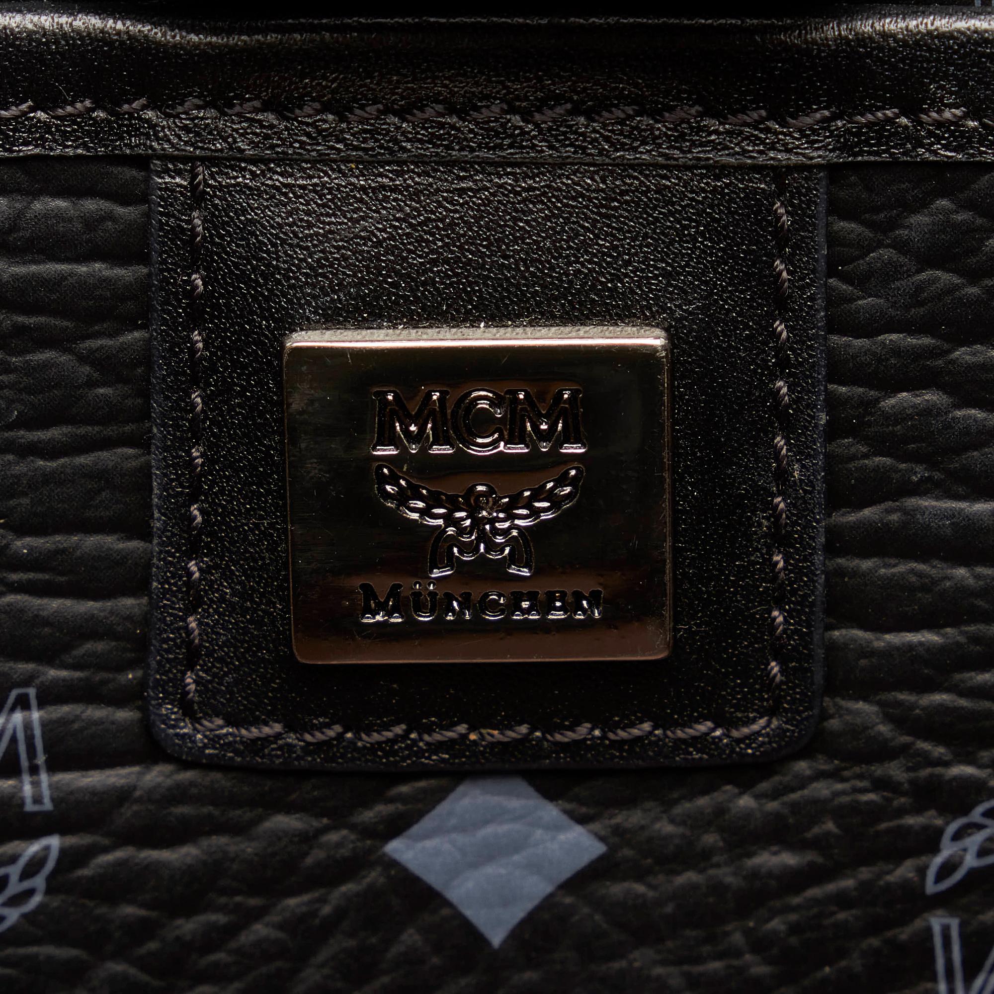 MCM Visetos Leather Tote Bag (SHG-33353)