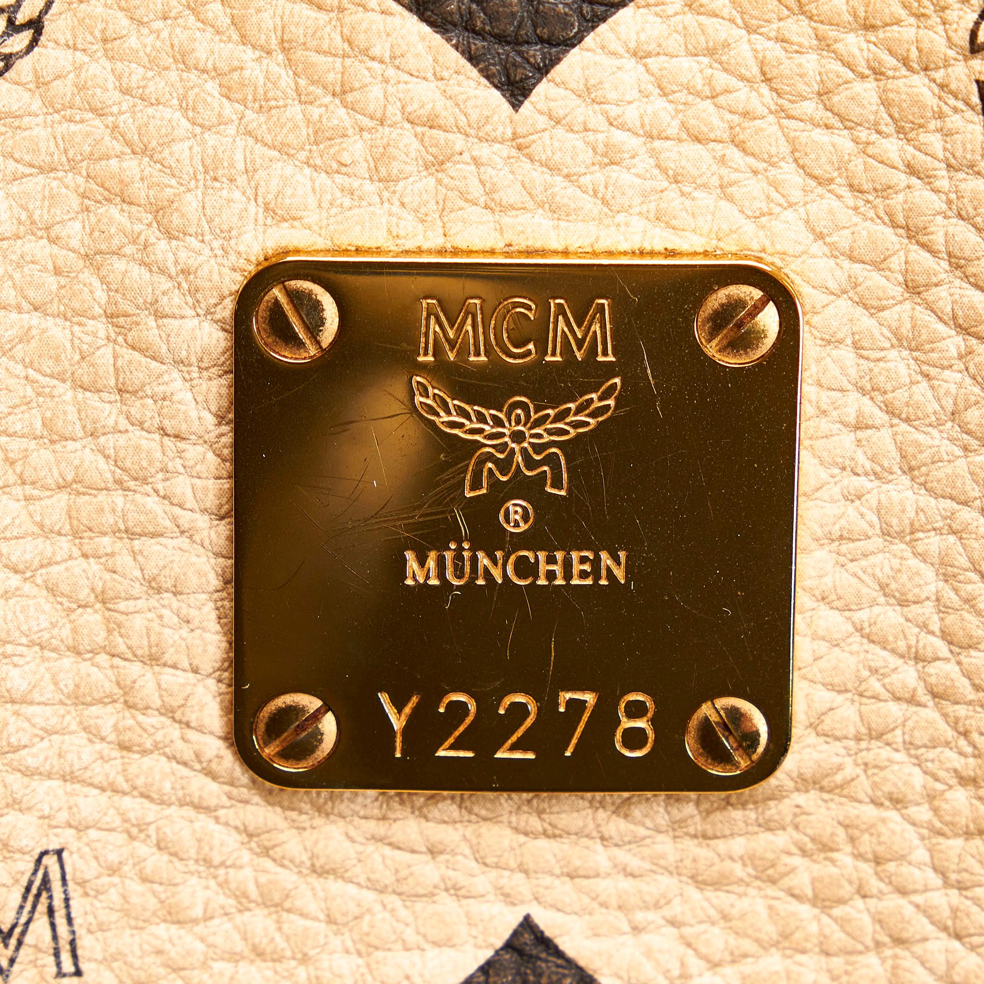 MCM Visetos Leather Tote Bag (SHG-34665)