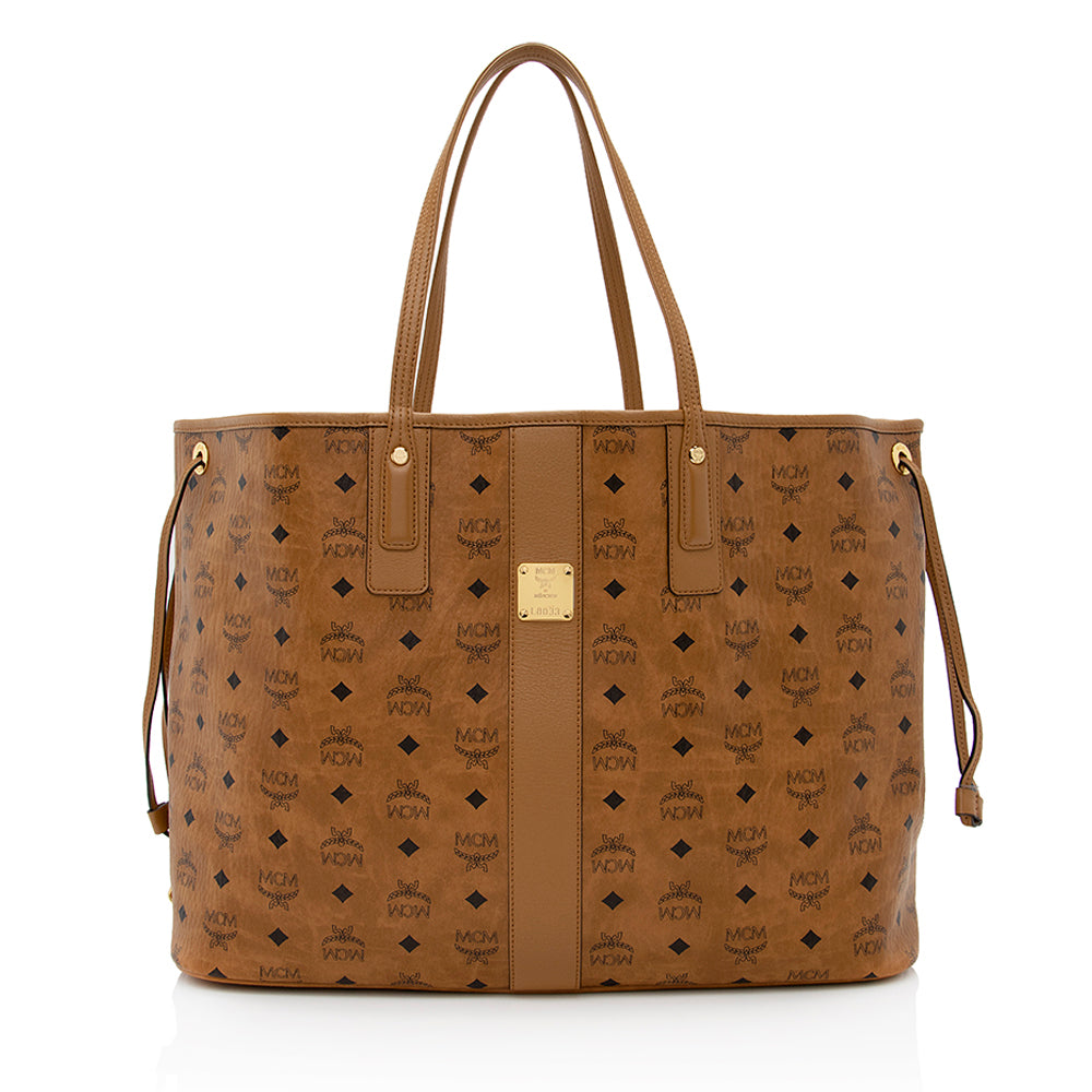MCM Visetos Liz Reversible Large Shopper Tote (SHF-21182)