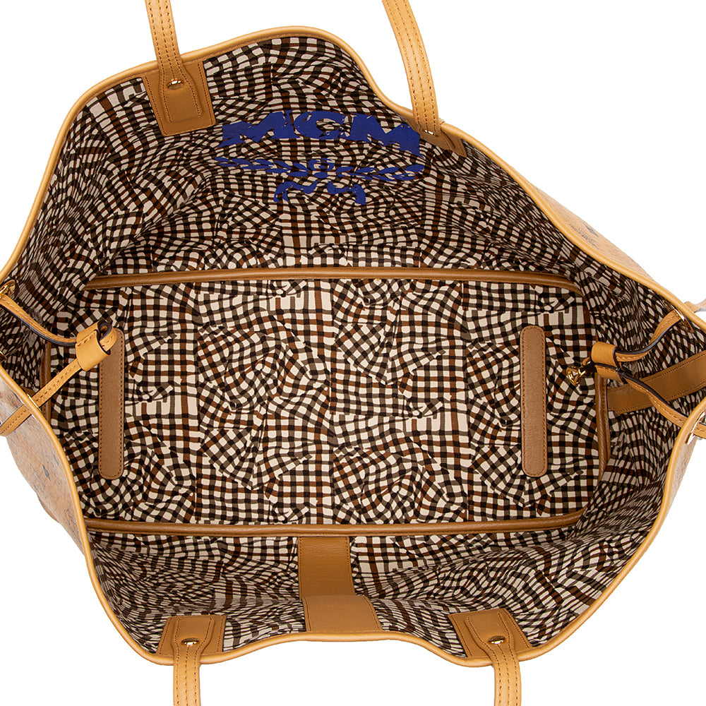 MCM Visetos Liz Reversible Large Shopper Tote (SHF-21182)