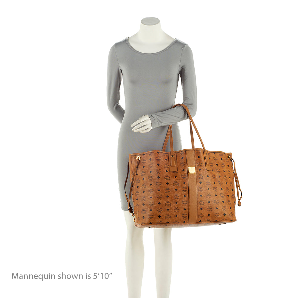 MCM Visetos Liz Reversible Large Shopper Tote (SHF-21182)