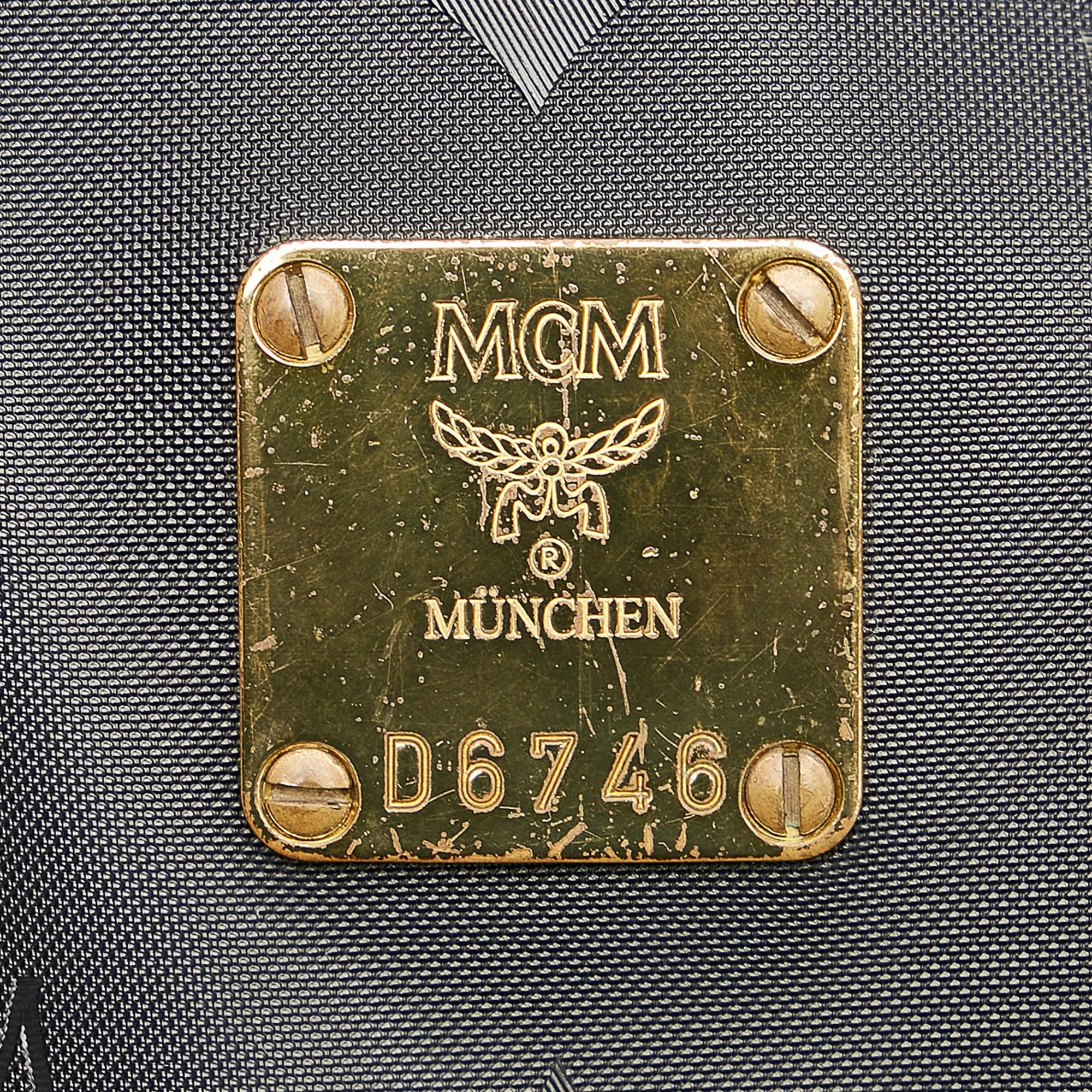 MCM Visetos Nylon Boston Bag (SHG-29567)