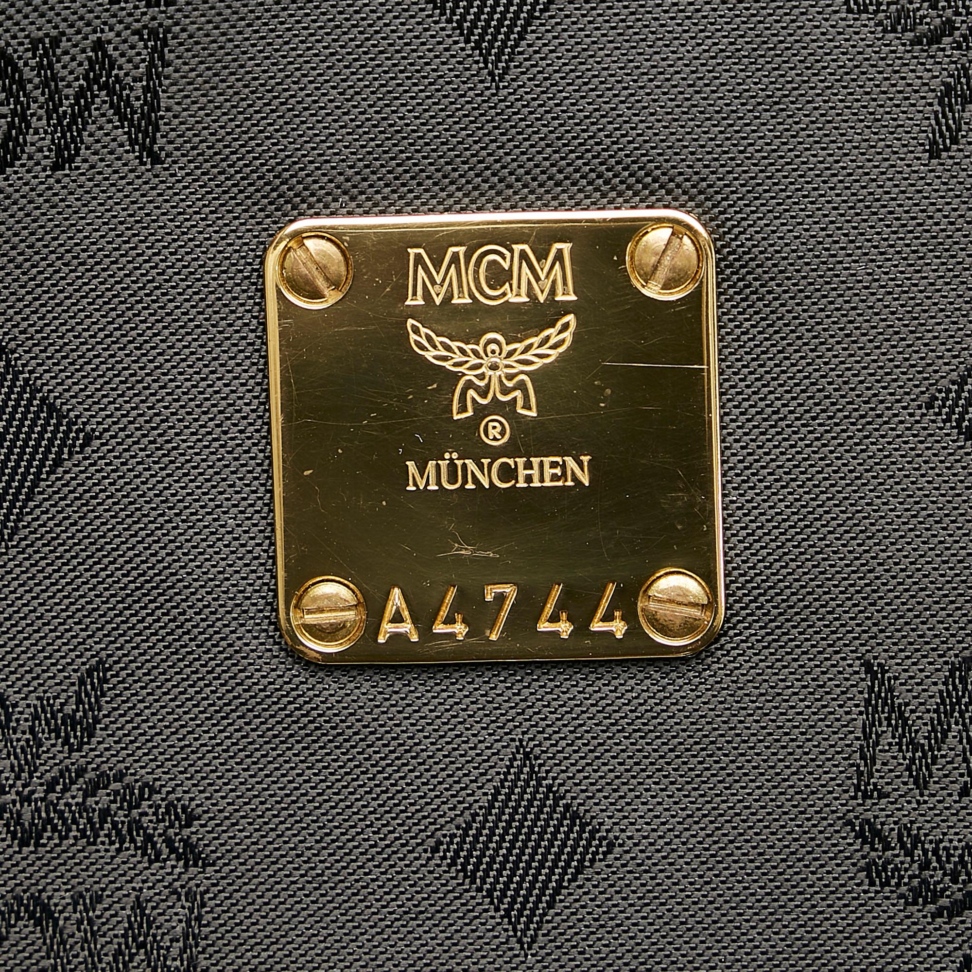 MCM Visetos Nylon Chain Tote Bag (SHG-29114)