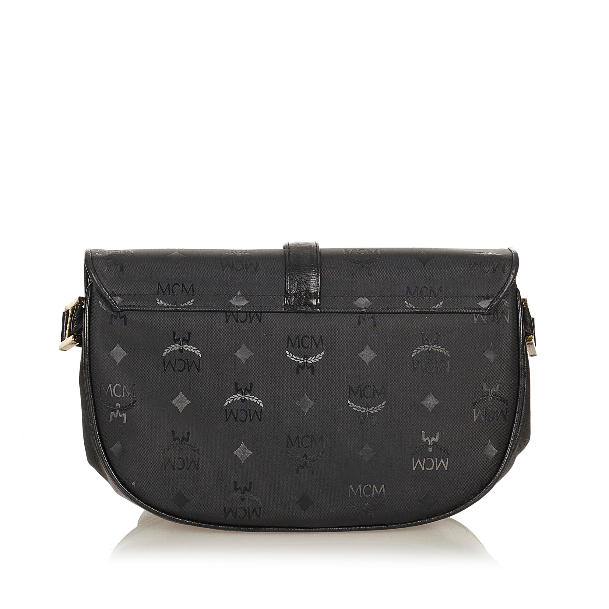 MCM Visetos Nylon Crossbody Bag (SHG-37893)
