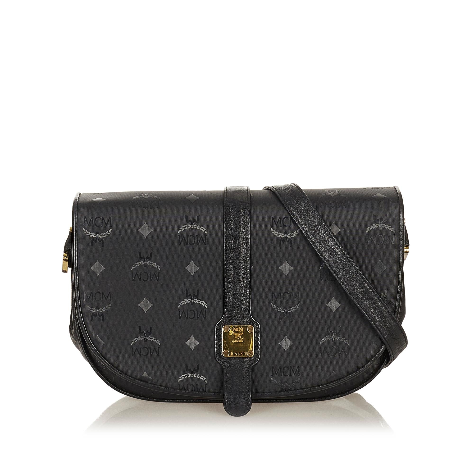 MCM Visetos Nylon Crossbody Bag (SHG-37893)