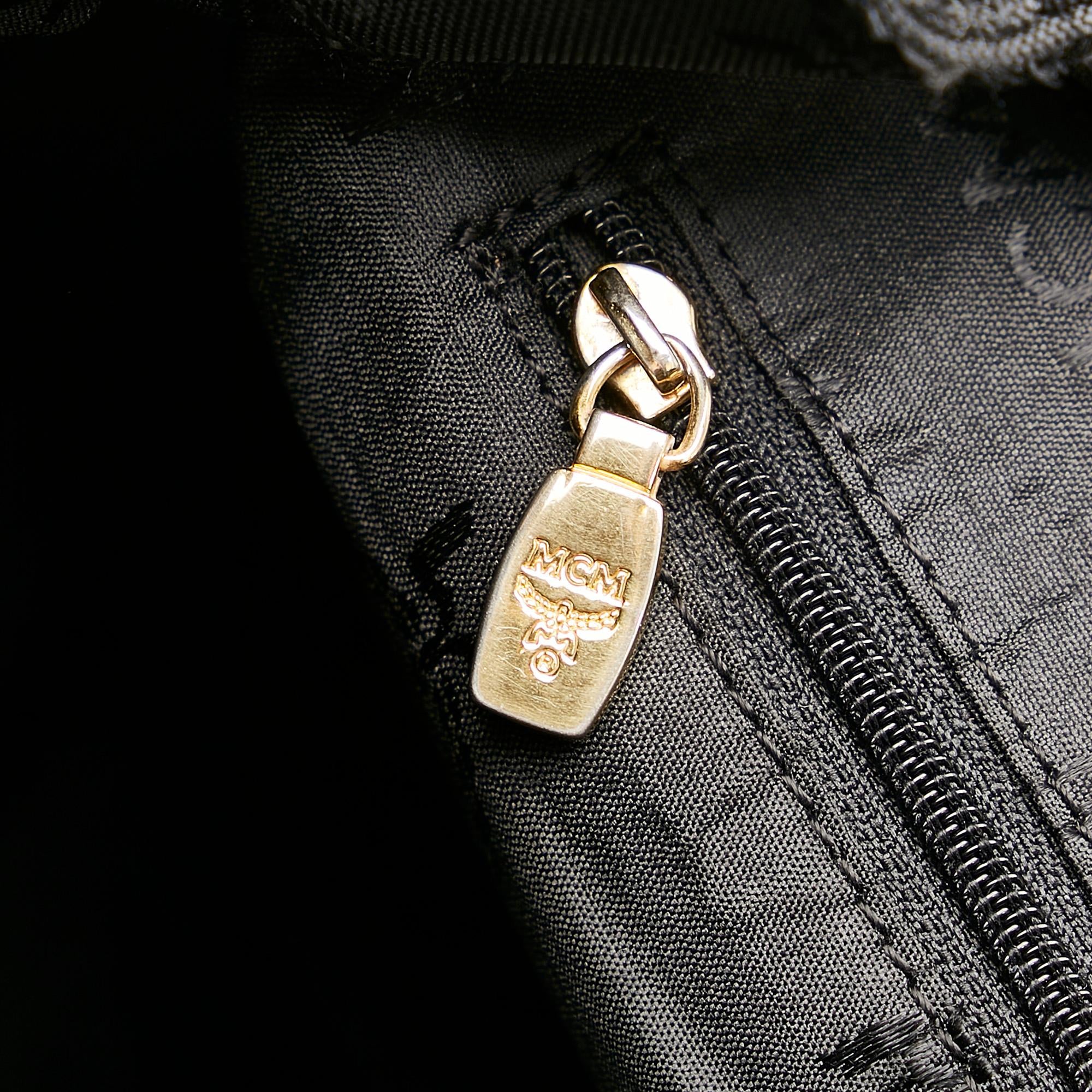 MCM Visetos Nylon Drawstring Backpack (SHG-27640)