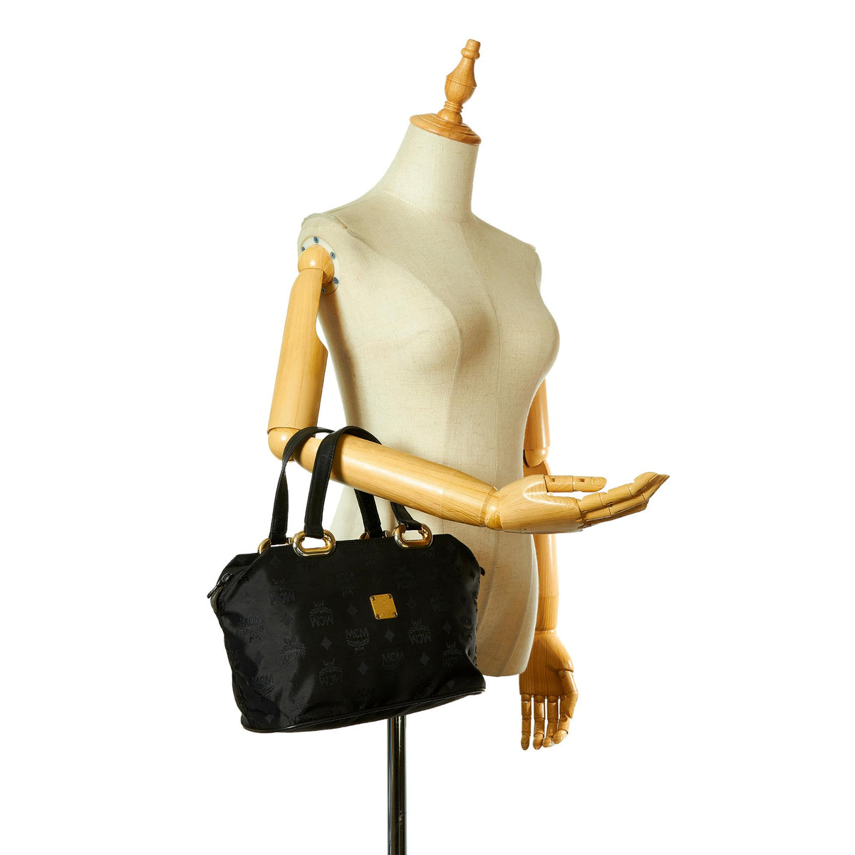 MCM Visetos Nylon Handbag (SHG-23524)