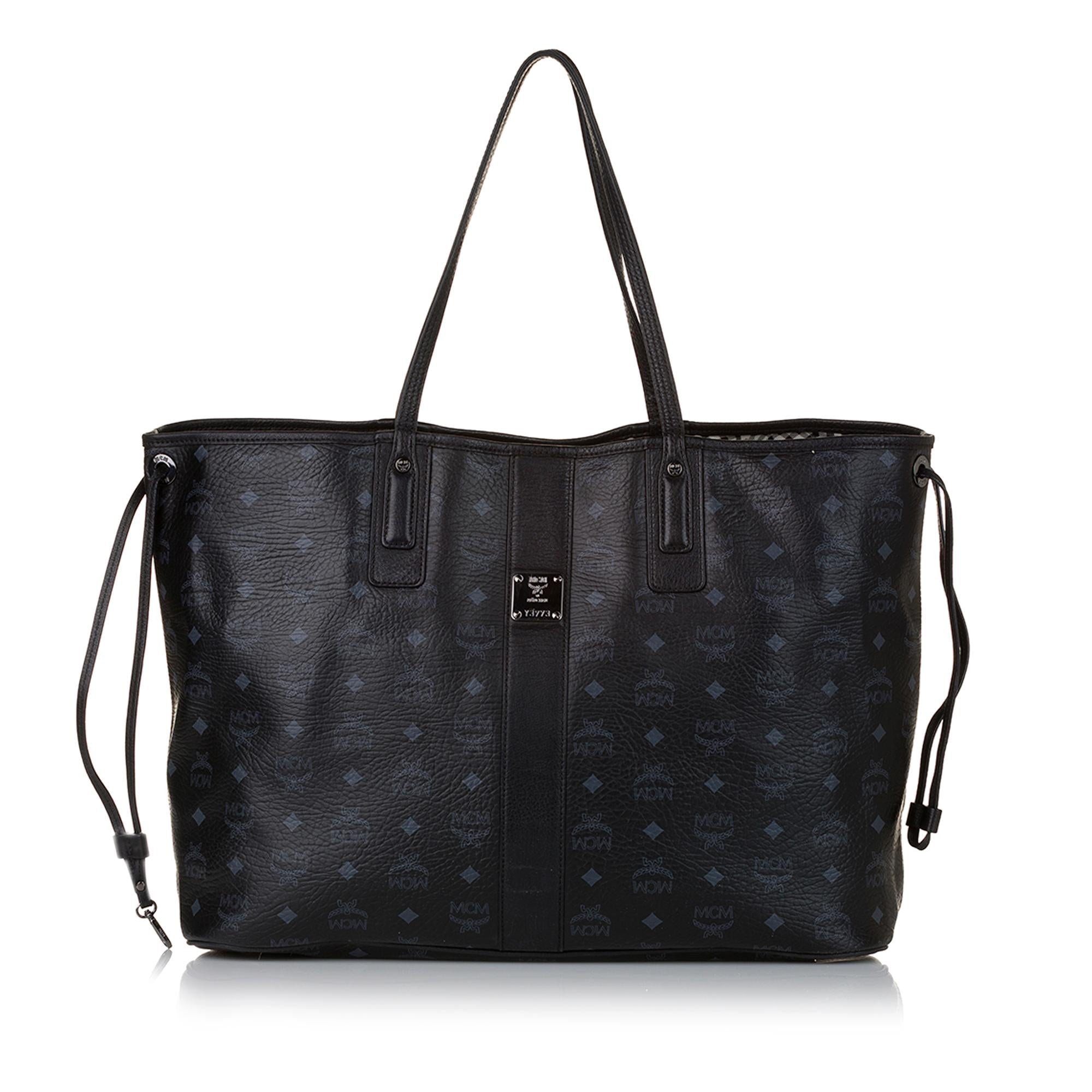 MCM Visetos Reversible Liz Leather Tote Bag (SHG-32265)