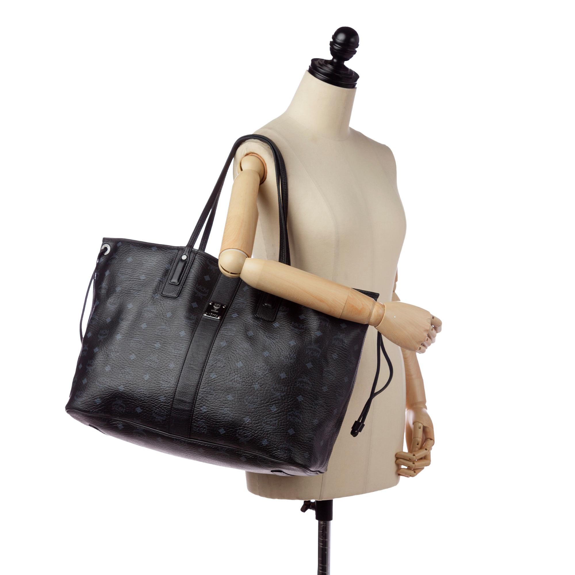 MCM Visetos Reversible Liz Leather Tote Bag (SHG-32265)