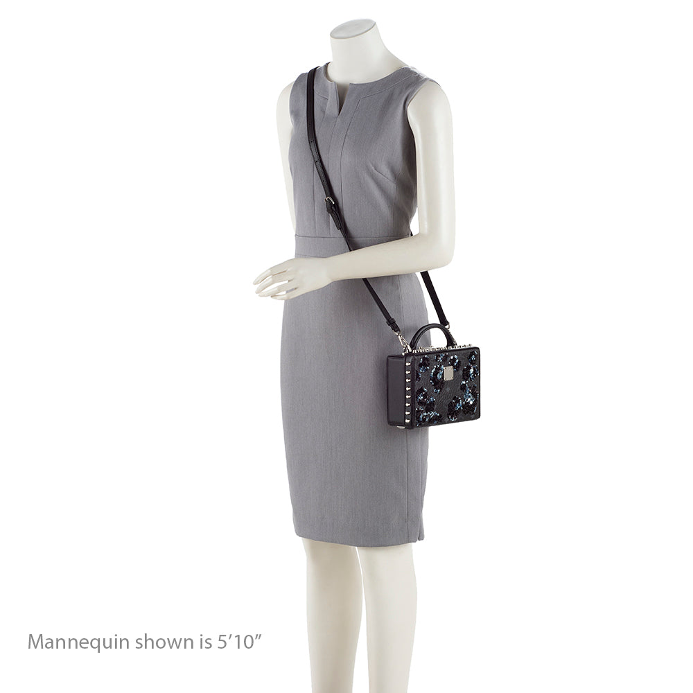 MCM Visetos Sequin Berlin Box Bag (SHF-17099)