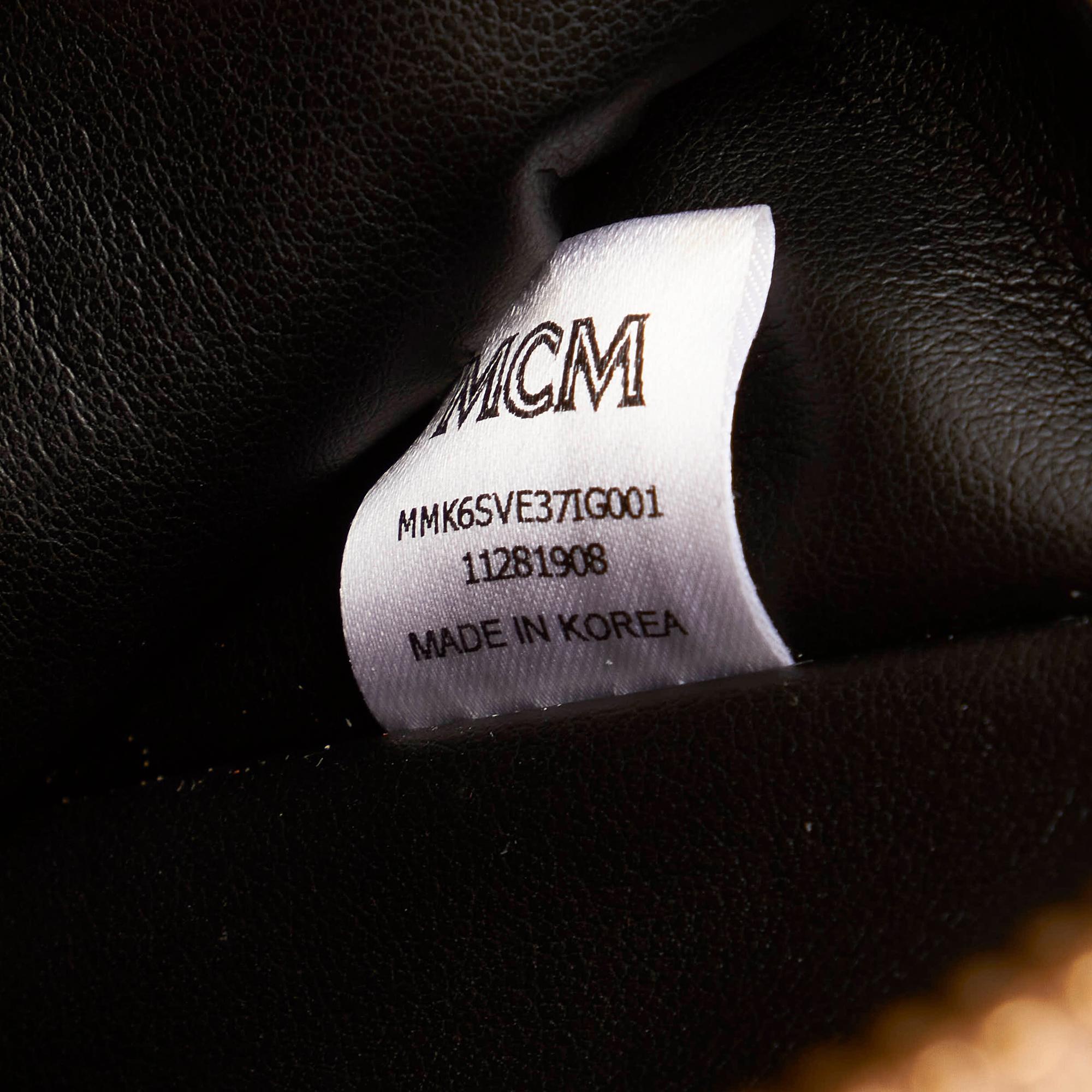 MCM Visetos Stark Leather Backpack (SHG-36406)