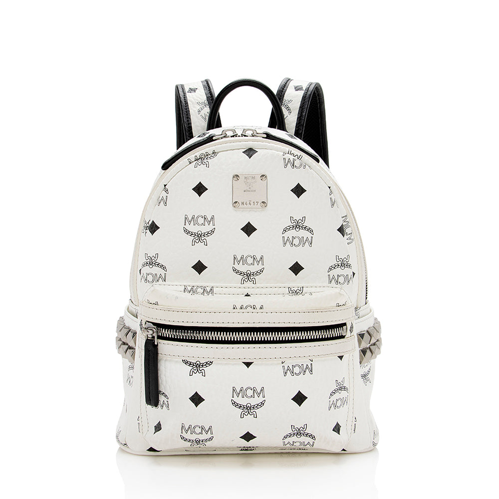 MCM Visetos Stark Side Stud Mini Backpack (SHF-16713)