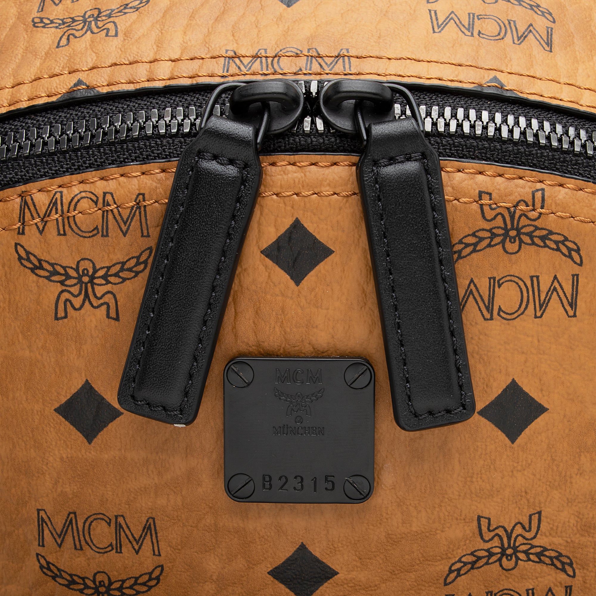 MCM Visetos Stark Small Backpack (SHF-22586)