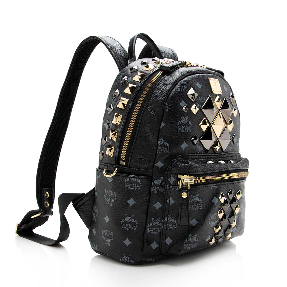 MCM Visetos Studded Backpack (SHF-17874)