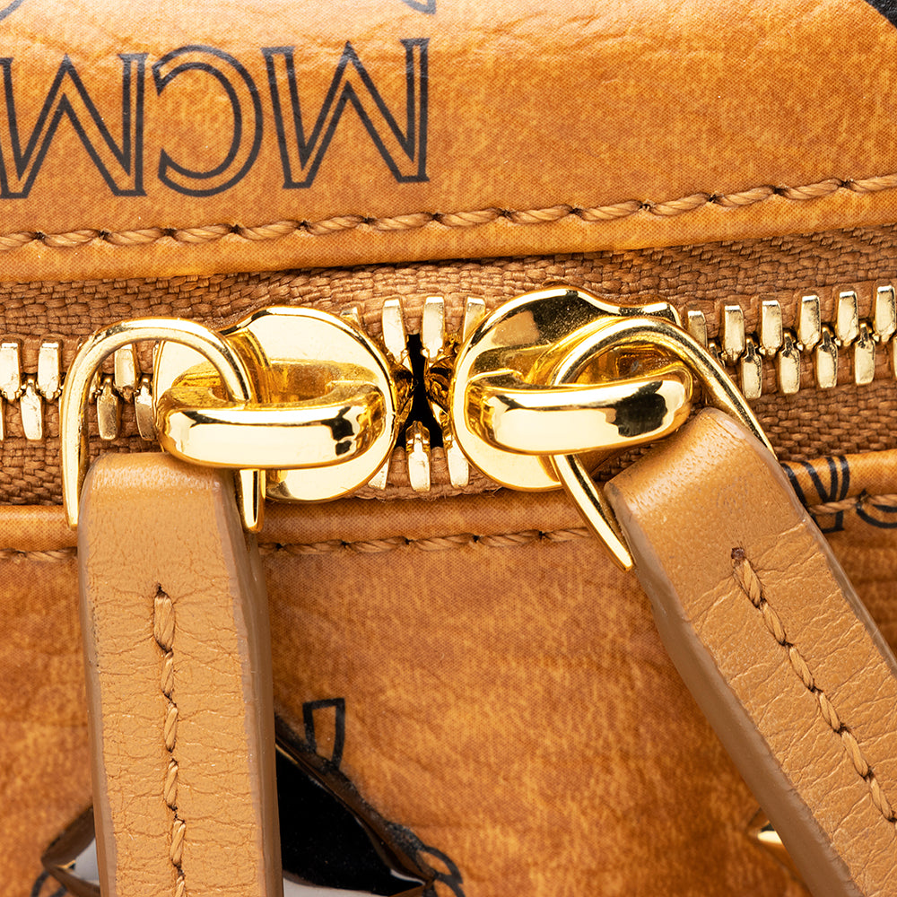 MCM Visetos Studded Stark Small Backpack (SHF-18011)