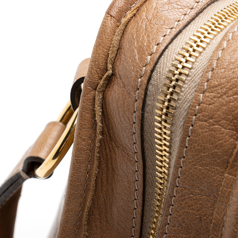 Marc Jacobs Glazed Leather Wellington Small Satchel (SHF-20809)
