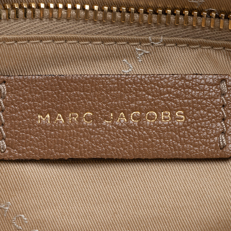 Marc Jacobs Glazed Leather Wellington Small Satchel (SHF-20809)