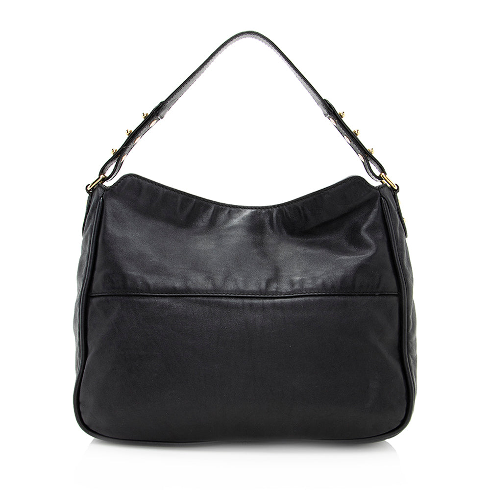 Marc Jacobs Leather Angela Hobo - FINAL SALE (SHF-19979)