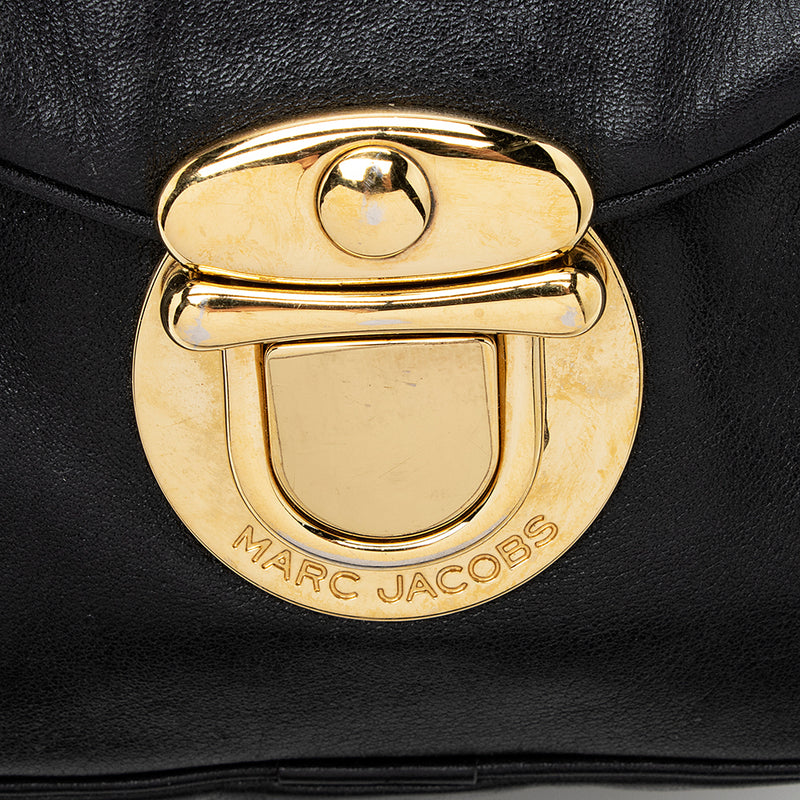 Marc Jacobs Leather Angela Hobo - FINAL SALE (SHF-19979)