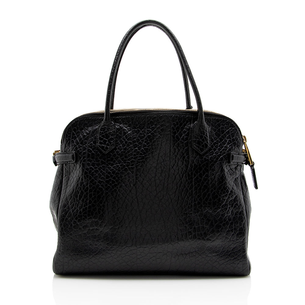 Marc Jacobs Leather Double-Zip Lock Tote - FINAL SALE (SHF-14154)