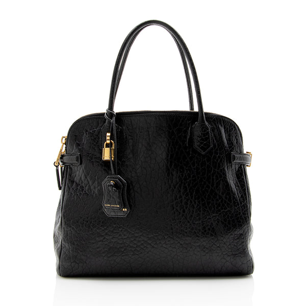 Marc Jacobs Leather Double-Zip Lock Tote - FINAL SALE (SHF-14154)