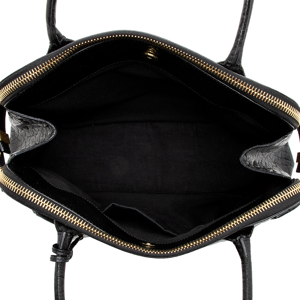 Marc Jacobs Leather Double-Zip Lock Tote - FINAL SALE (SHF-14154)