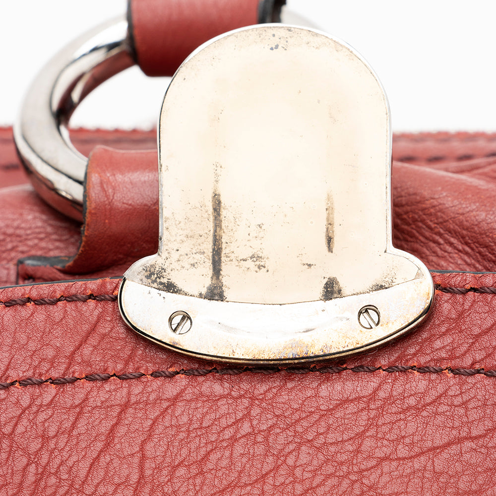 Marc Jacobs Leather Venetia Satchel - FINAL SALE (SHF-17714)