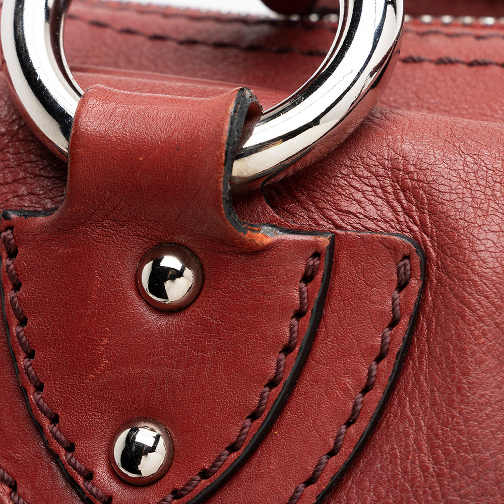 Marc Jacobs Leather Venetia Satchel - FINAL SALE (SHF-17714)