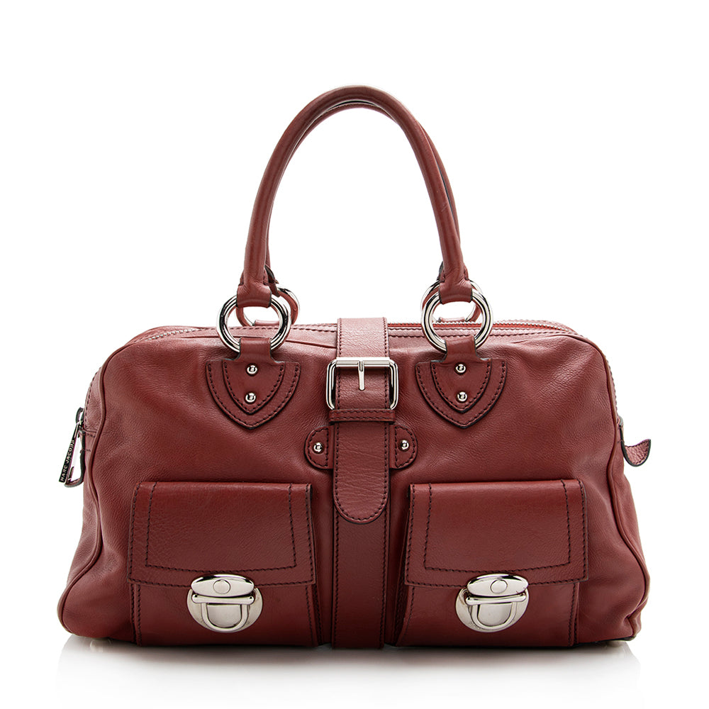Marc Jacobs Leather Venetia Satchel - FINAL SALE (SHF-17714)