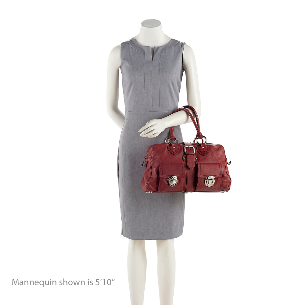 Marc Jacobs Leather Venetia Satchel - FINAL SALE (SHF-17714)