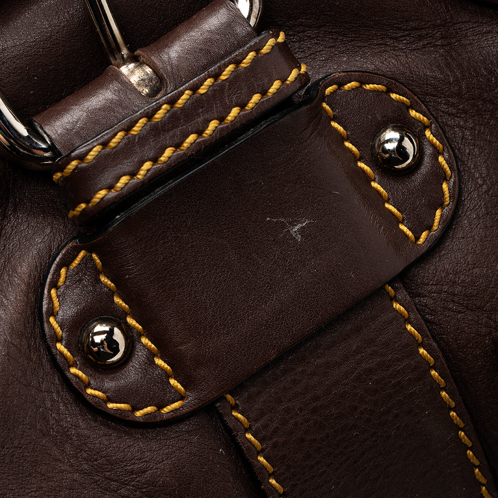 Marc Jacobs Leather Venetia Satchel - FINAL SALE (SHF-17674)