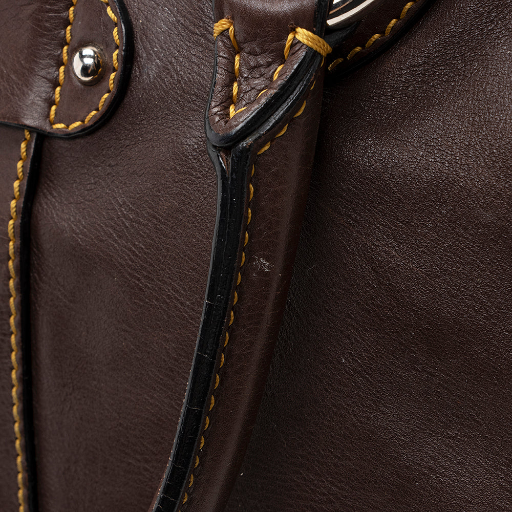 Marc Jacobs Leather Venetia Satchel - FINAL SALE (SHF-17674)