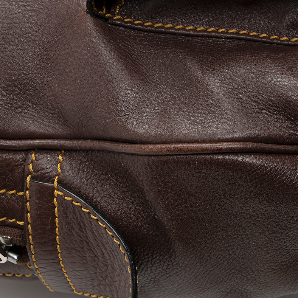 Marc Jacobs Leather Venetia Satchel - FINAL SALE (SHF-17674)