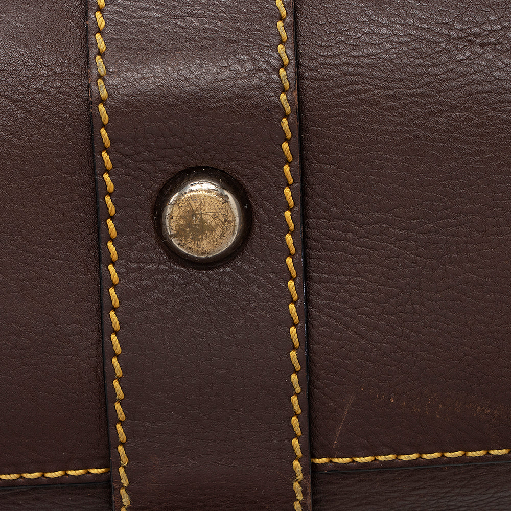 Marc Jacobs Leather Venetia Satchel - FINAL SALE (SHF-17674)