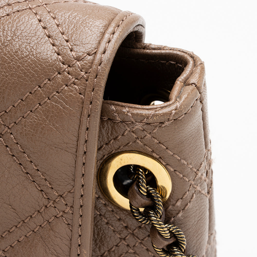 Marc Jacobs Quilted Leather Baroque Extra Large Single Shoulder Bag (SHF-15737)