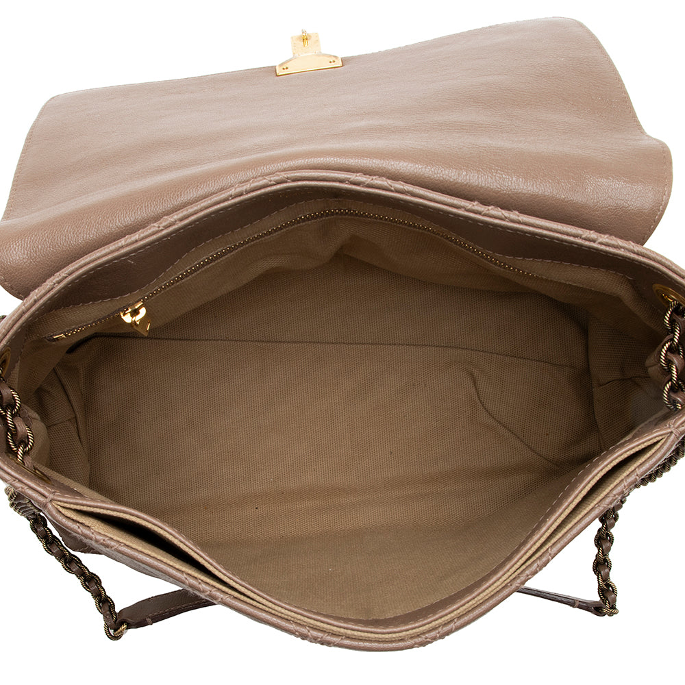 Marc Jacobs Quilted Leather Baroque Extra Large Single Shoulder Bag (SHF-15737)