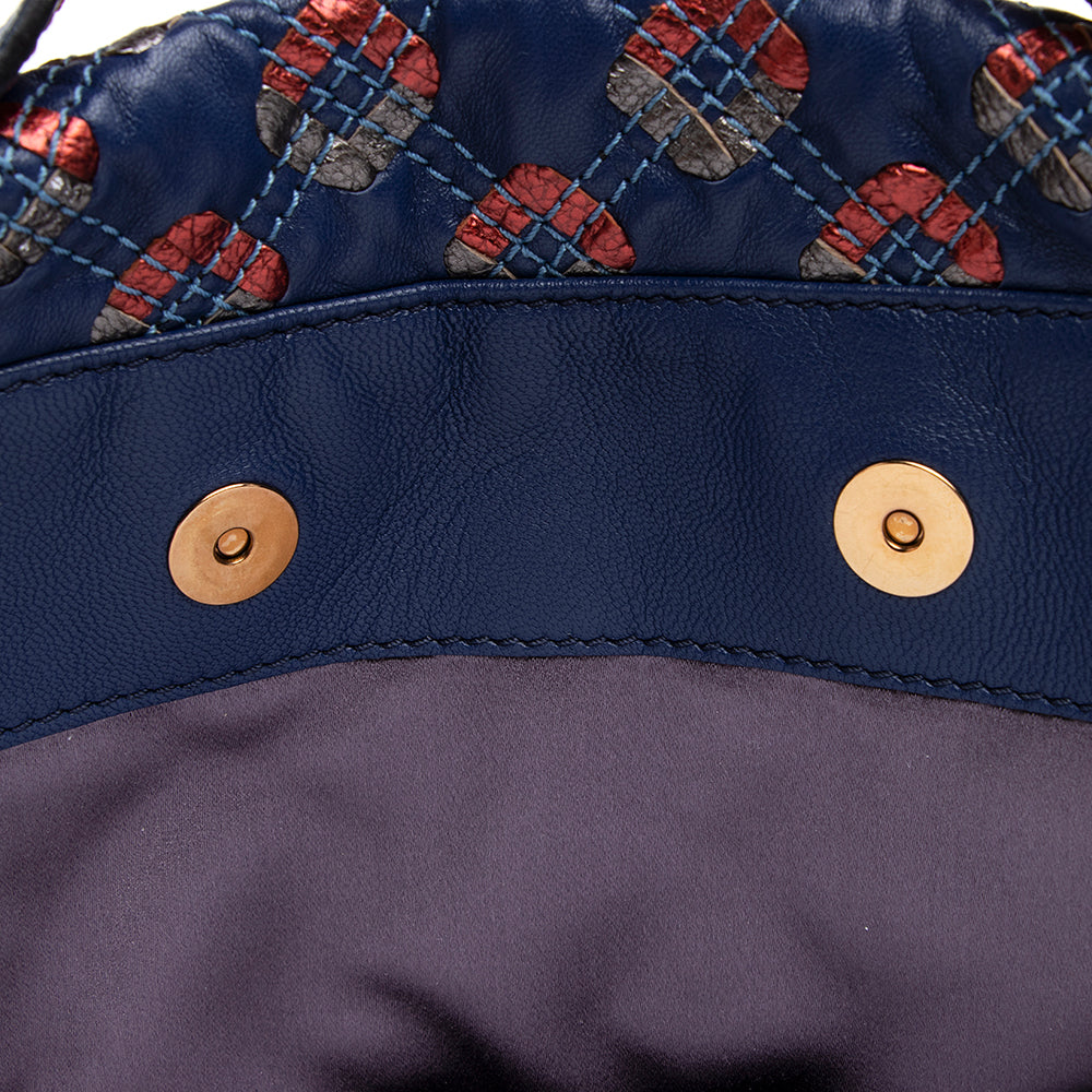 Marc Jacobs Quilted Leather Robert Jena Tote (SHF-21556)