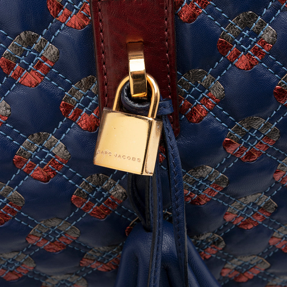 Marc Jacobs Quilted Leather Robert Jena Tote (SHF-21556)