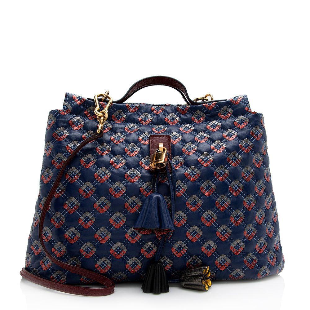 Marc Jacobs Quilted Leather Robert Jena Tote (SHF-21556)