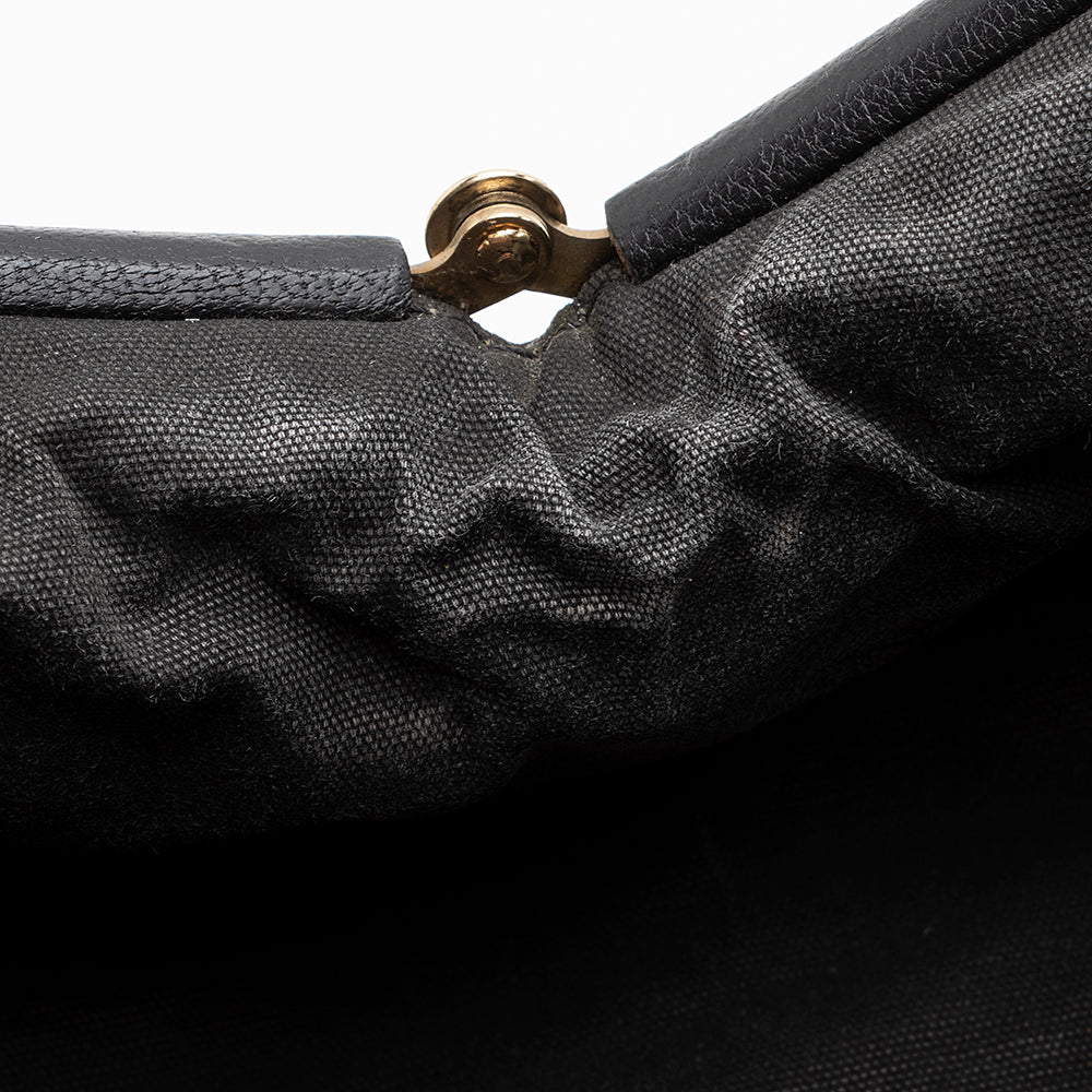 Marc Jacobs Quilted Leather Studded Stam Satchel (SHF-20644)