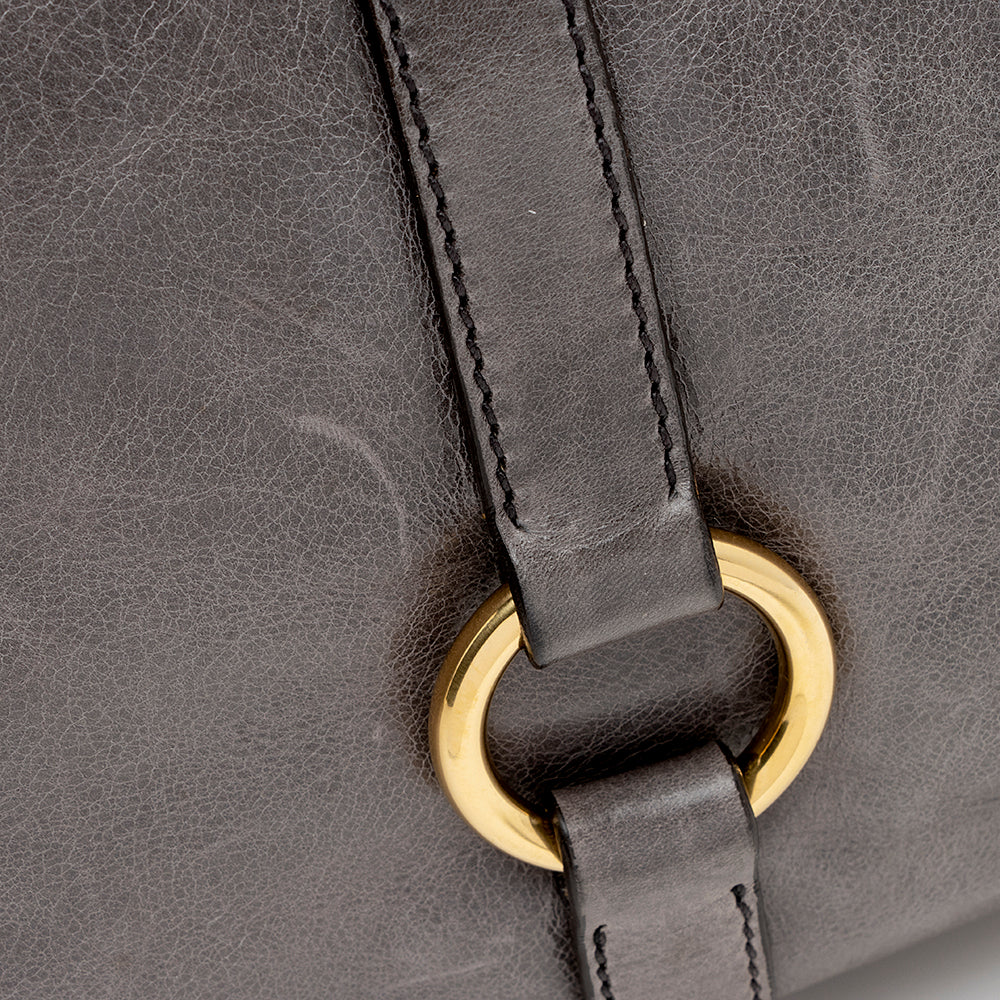 Miu MIu Vitello Belted Shine Tote (SHF-16205)