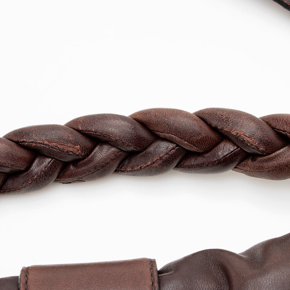 Miu Miu Calfskin Lux Matelasse Coffer Shoulder Bag (SHF-14874)