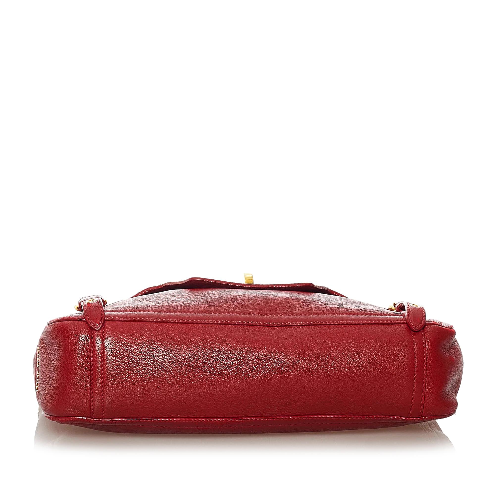 Miu Miu Leather Crossbody Bag (SHG-27801)