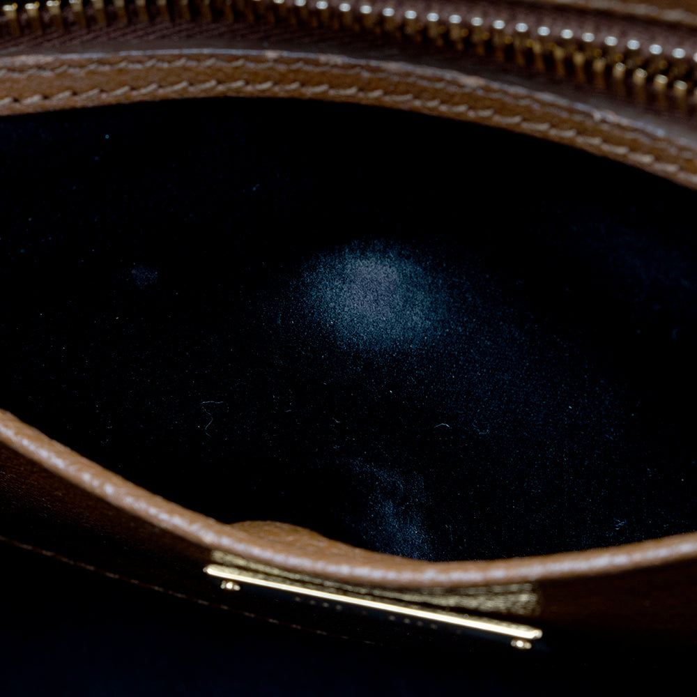 Miu Miu Leather Madras Satchel (SHF-17385)