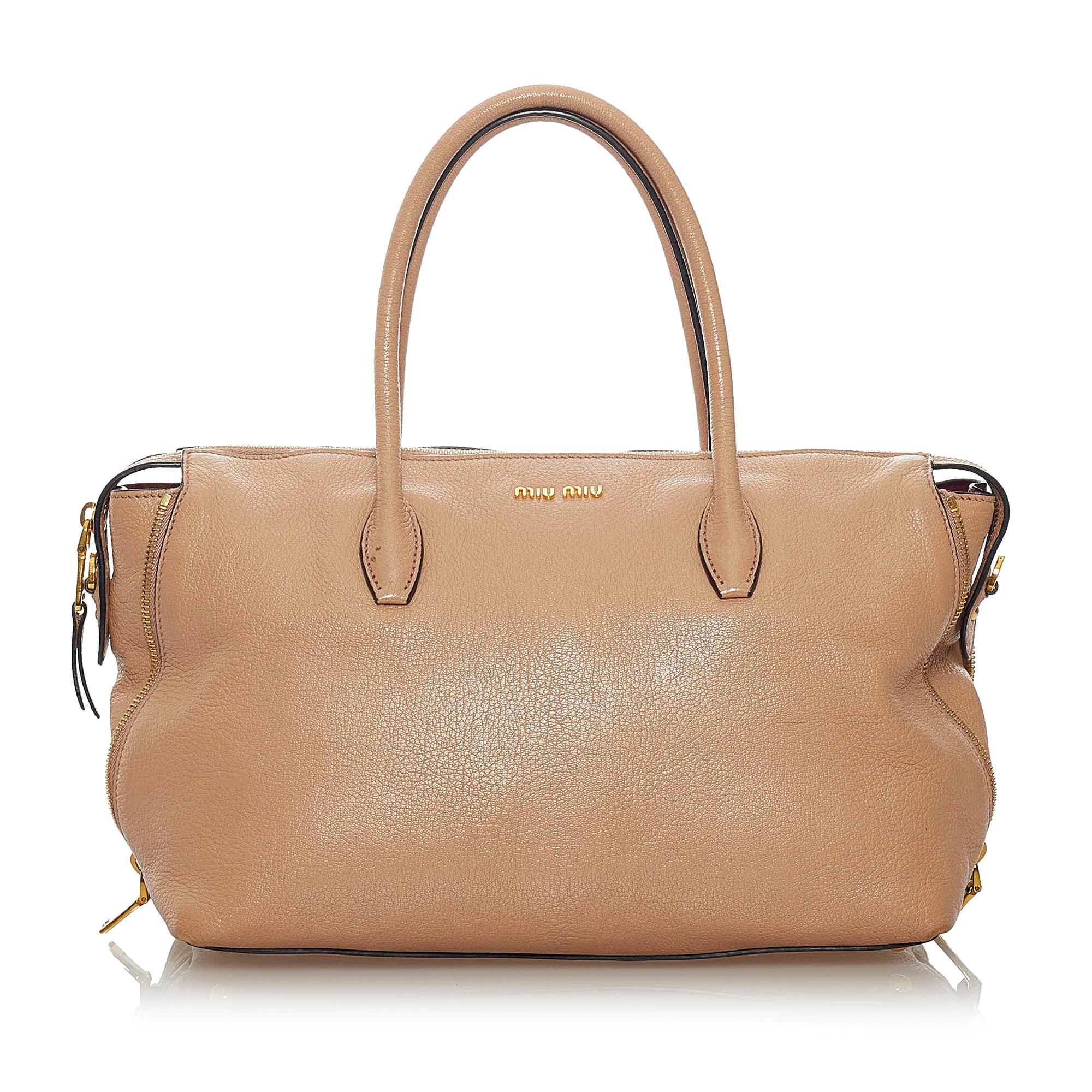 Miu Miu Leather Satchel (SHG-28993)