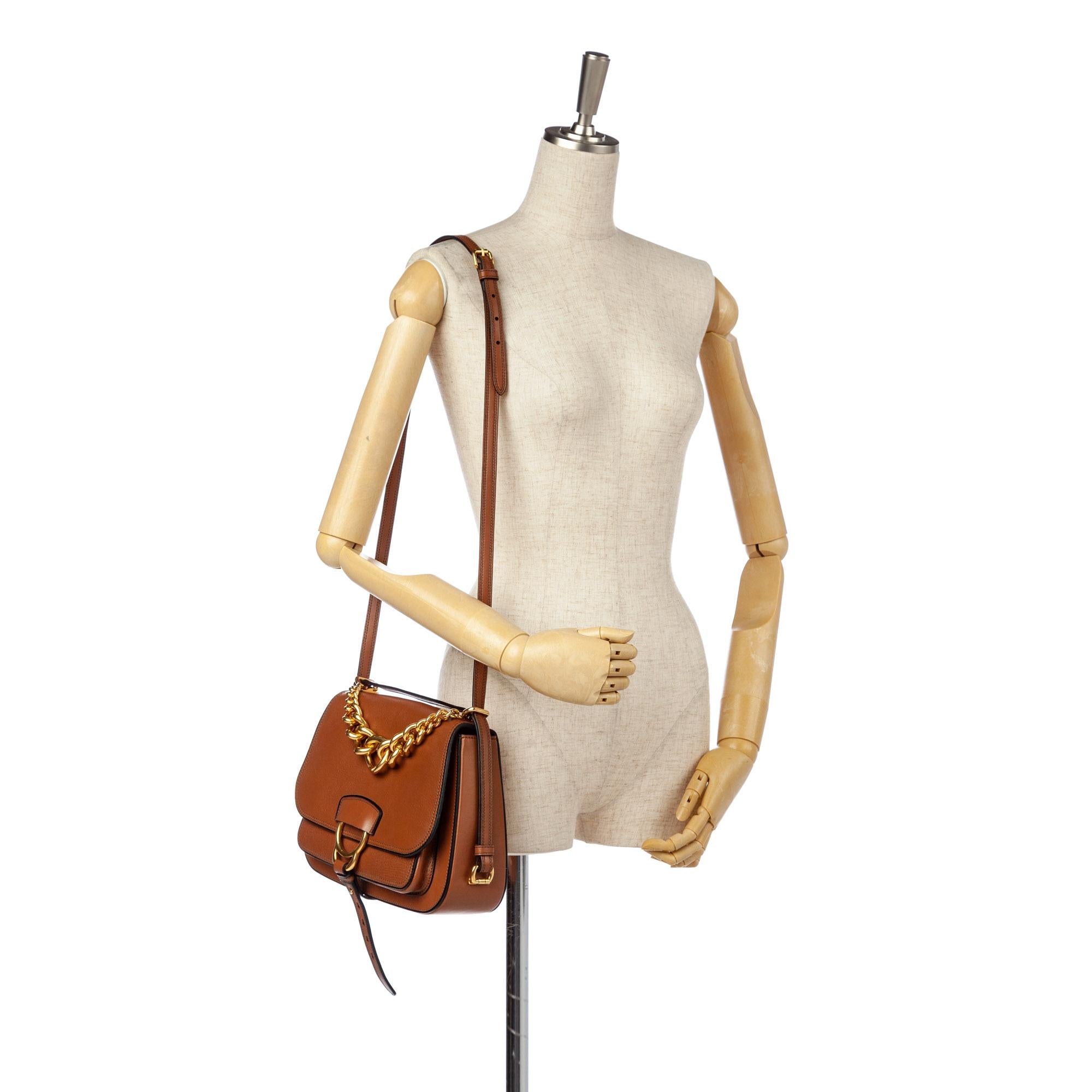 Miu Miu Madras Dahlia Leather Crossbody Bag (SHG-12869)