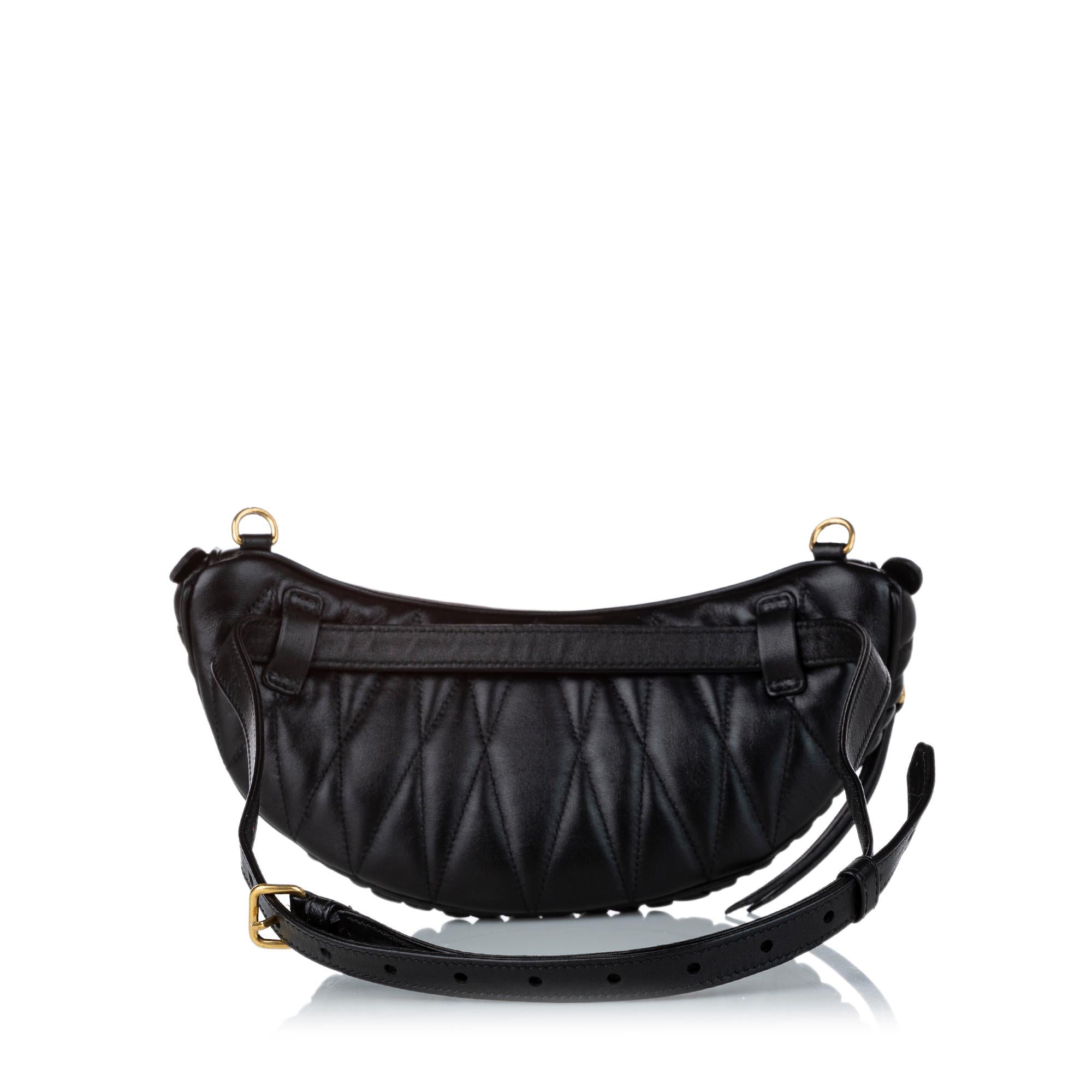Miu Miu Matelasse Belt Bag (SHG-30575)
