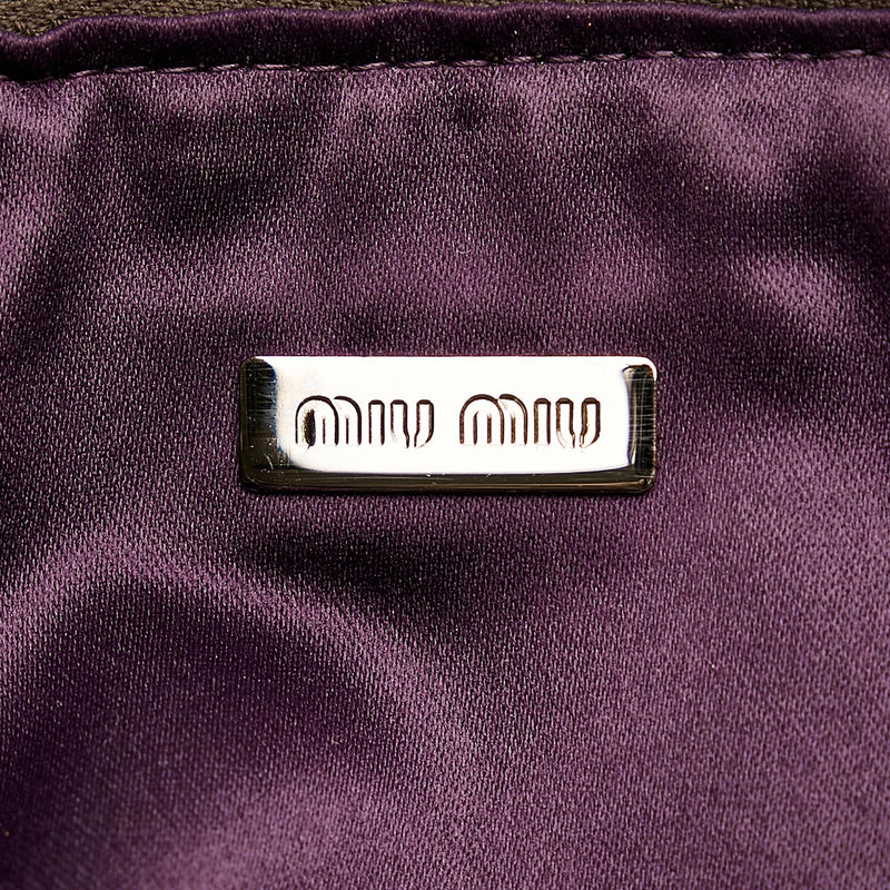 Miu Miu Matelasse Leather Clutch Bag (SHG-27316)