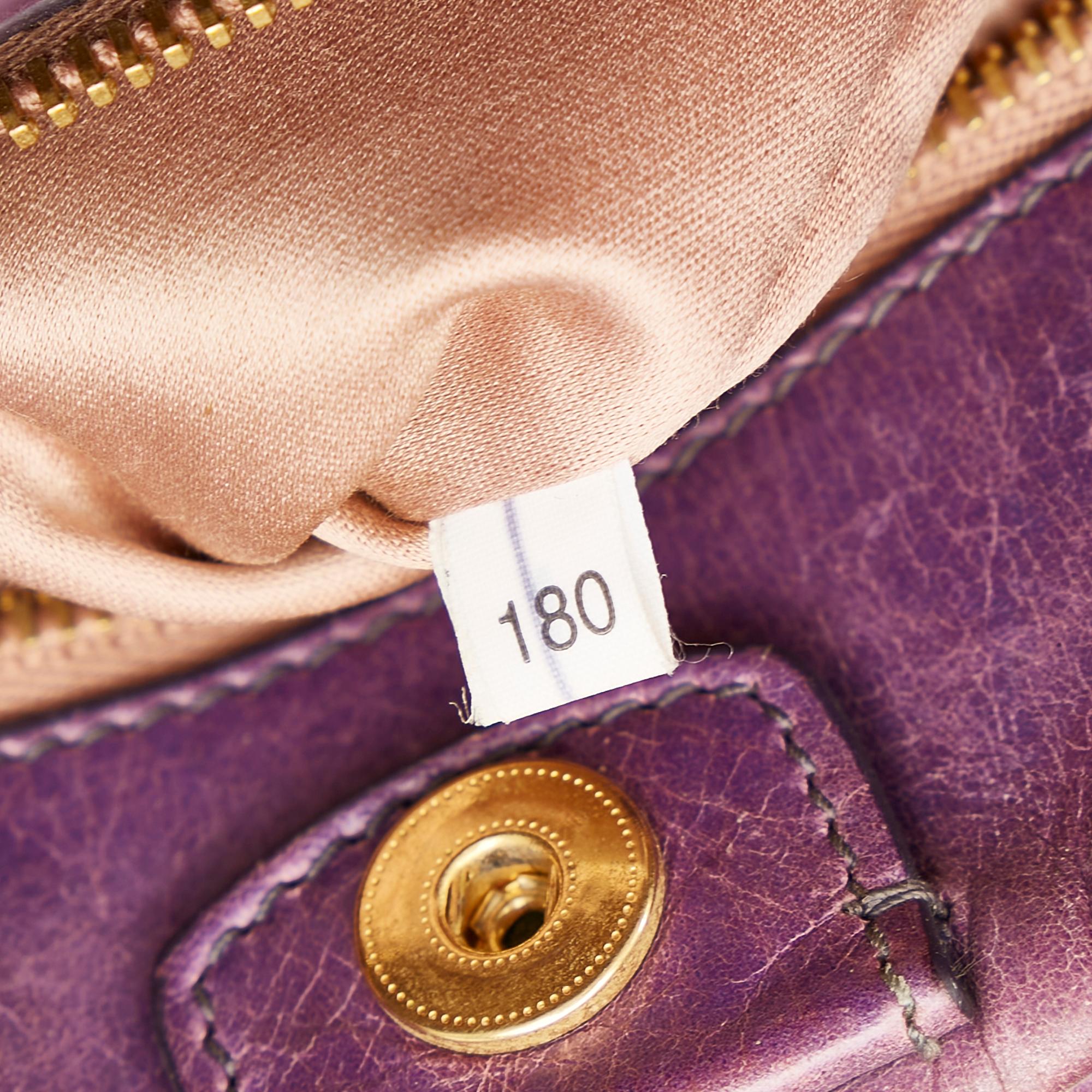 Miu Miu Matelasse Leather Satchel (SHG-24654)